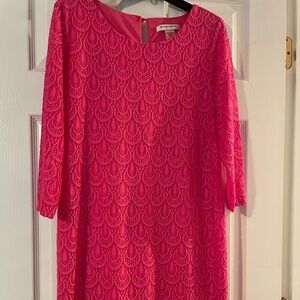 Allison Daley pink sheath dress 12 petite